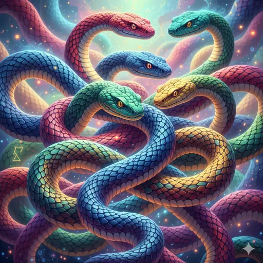 Dream – Colorful Snakes Secondary Image