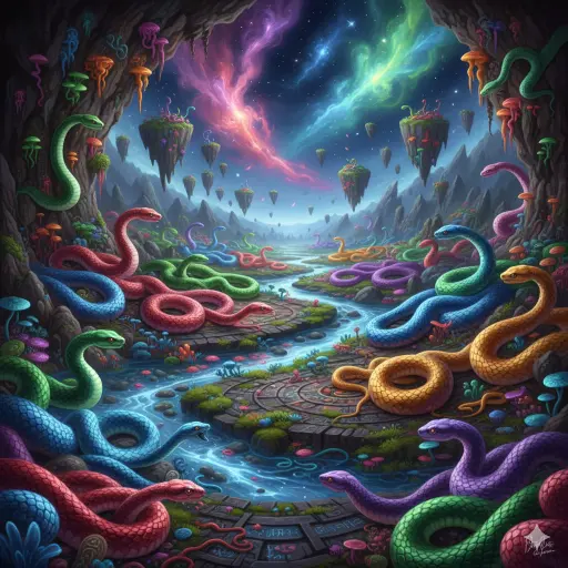 Different colored snakes in a dream — Islamic dream interpretation